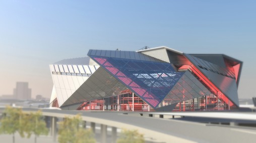 Строительство нового стадиона в Атланте. Обзор
